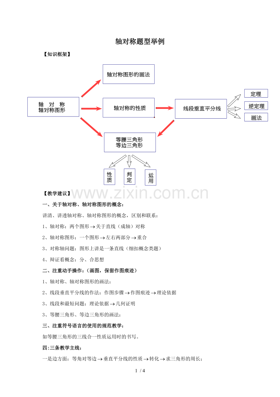 初中数学轴对称题型测验题.doc_第1页