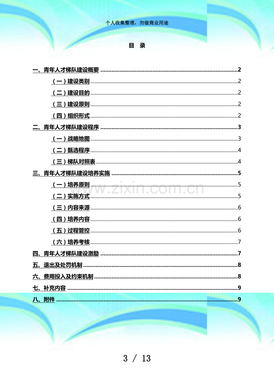 “雄鹰展翅”青年人才培养计划执行实施方案.doc_第3页