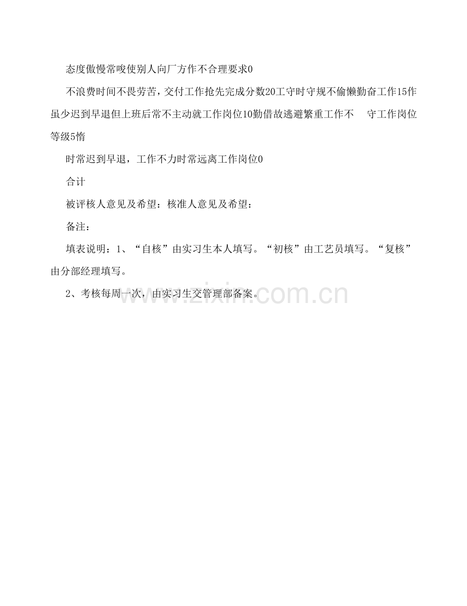 销售分部实习生考核表.docx_第2页