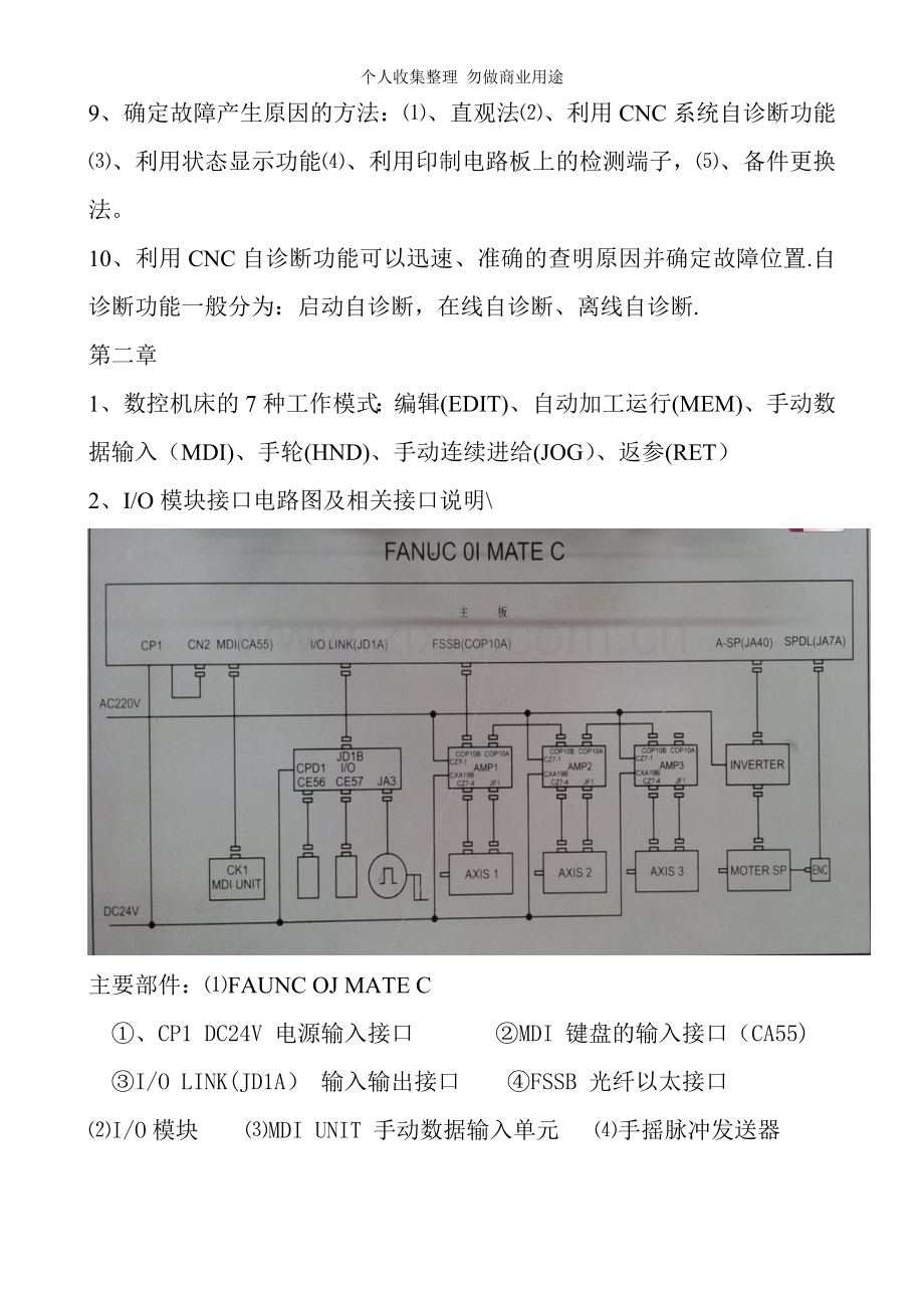 数控机床故障诊断与维修复习笔记.doc_第2页