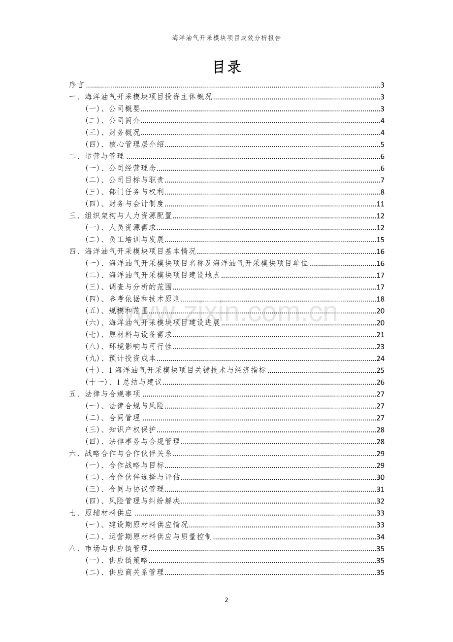 2023年海洋油气开采模块项目成效分析报告.docx_第2页