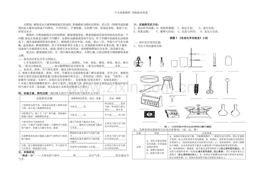 初三化学第一单元总结.doc_第2页