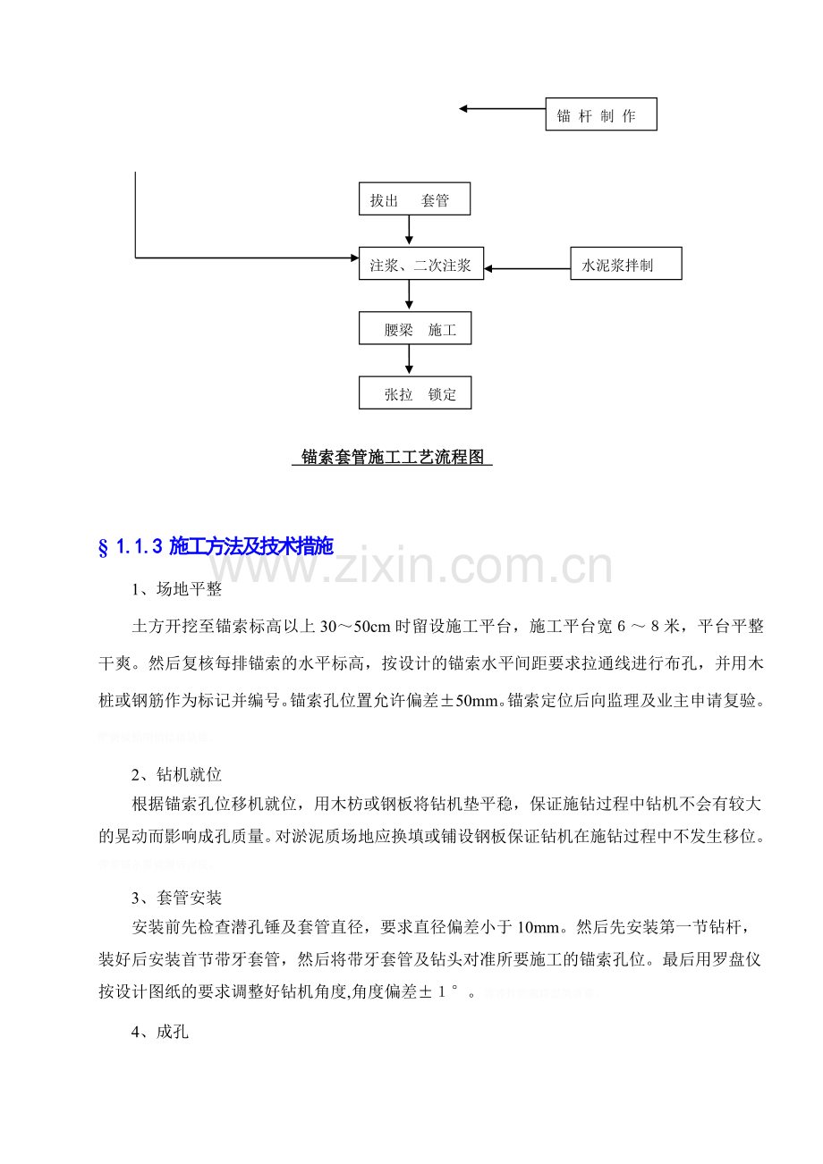 锚索(套管成孔)施工方案.doc_第2页