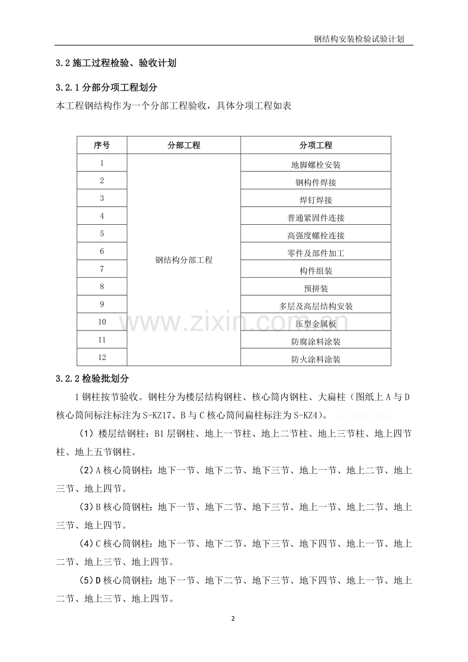 钢结构项目检验试验计划.doc_第3页