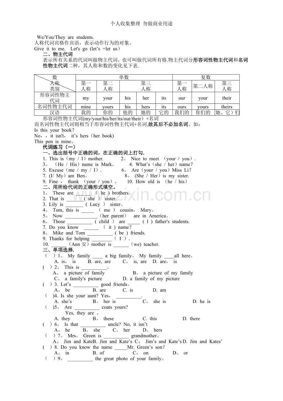 初一英语语法知识点总结复习.doc_第2页