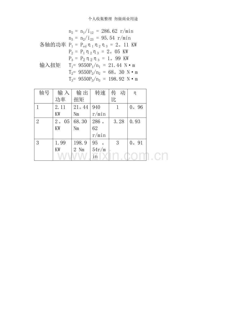 课程设计：二级斜齿圆柱齿轮减速器.doc_第3页