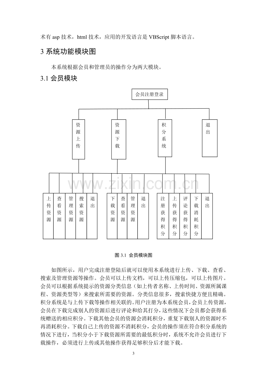 网络文库系统的设计与实现--毕业论文.doc_第3页