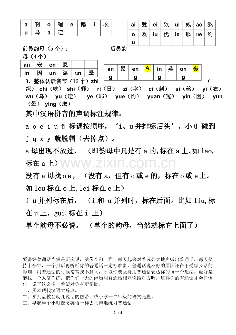 小学声母表与韵母表07882.doc_第2页