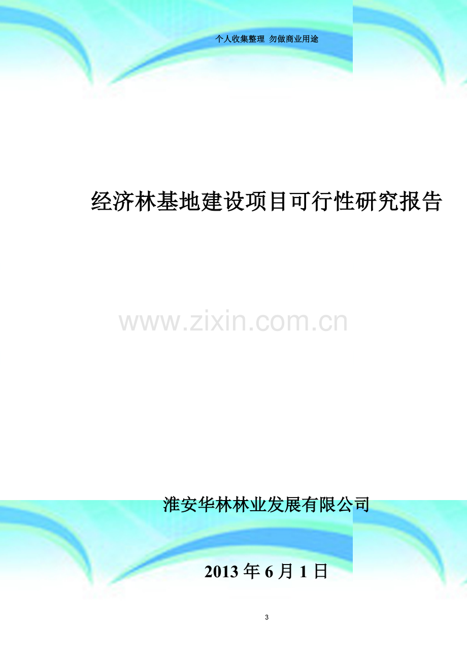 淮安华林林业发展有限公司经济林苗木基地建设项目可行性研究报告.doc_第3页