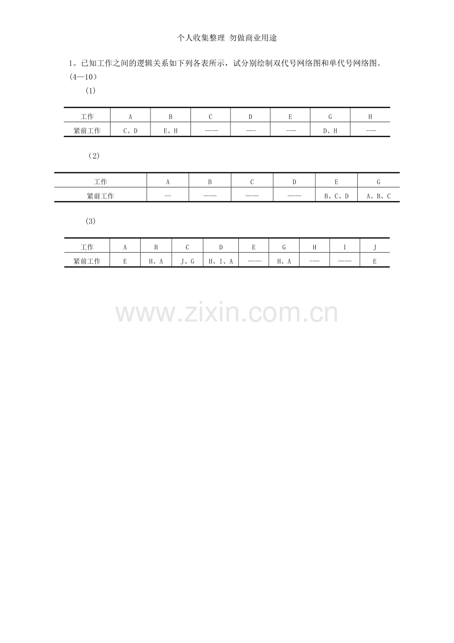 施工组织第四章作业题答案.doc_第1页