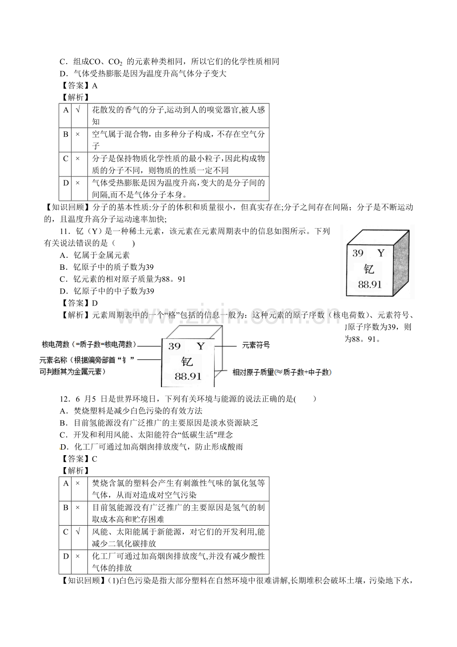 湖北省黄冈市2013年中考化学试题.doc_第3页