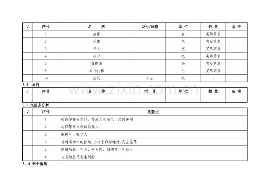 线路树障、通道砍伐作业指导书.doc_第3页