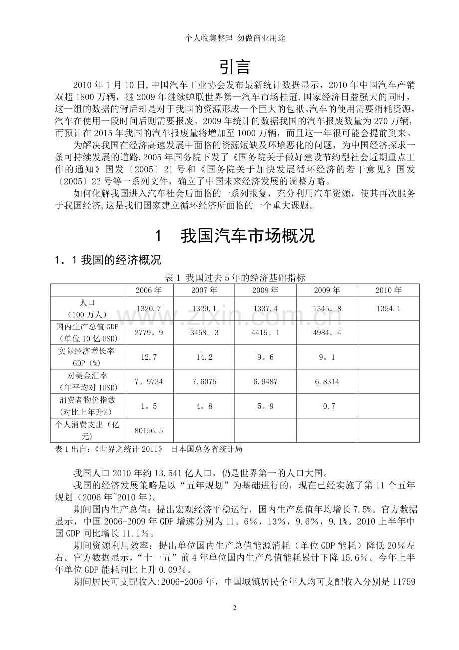 论文模版-汽车再生技术的运用现状与发展前景.doc_第3页