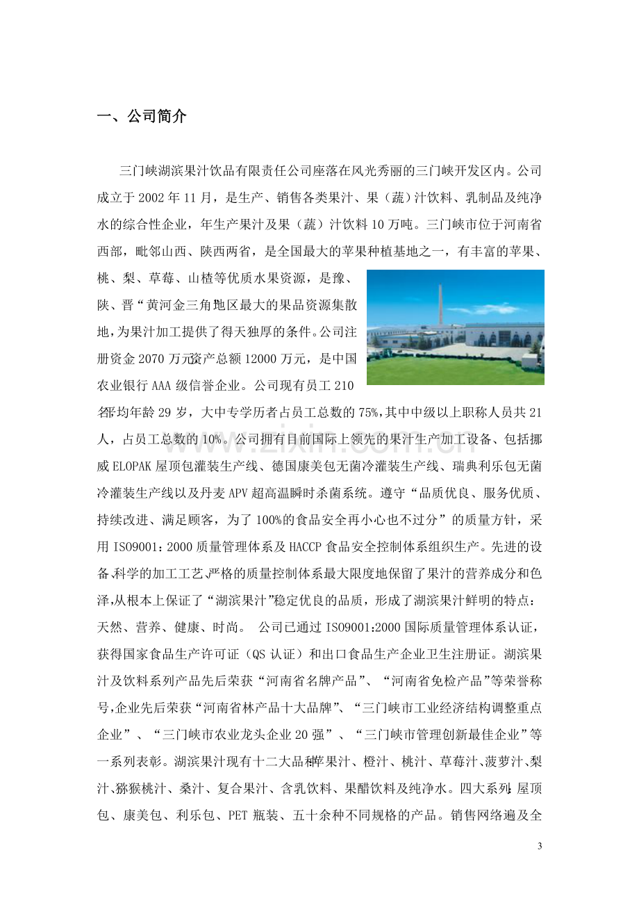 门峡湖滨果汁洛阳市场推广方案.doc_第3页