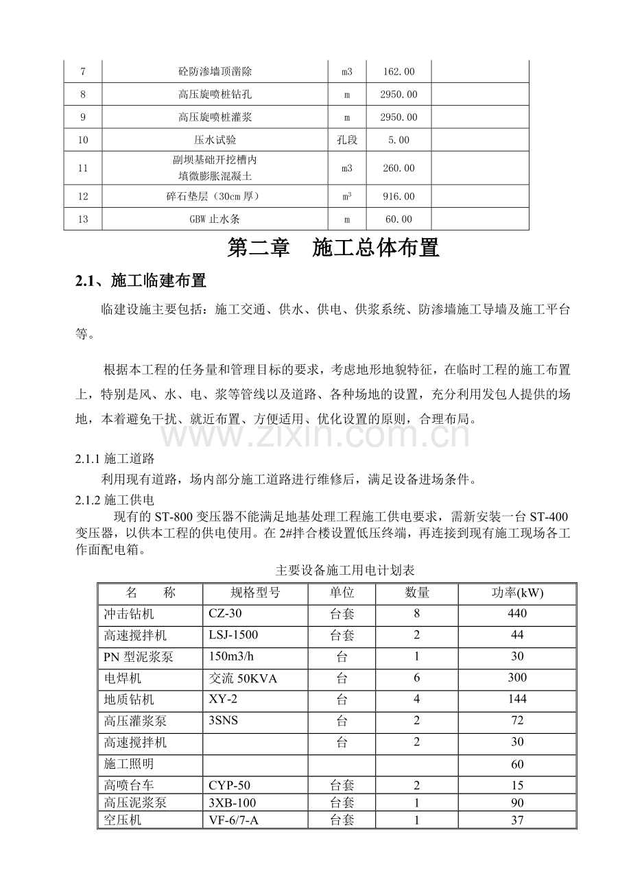 砂砾层基础处理施工技术方案.doc_第3页