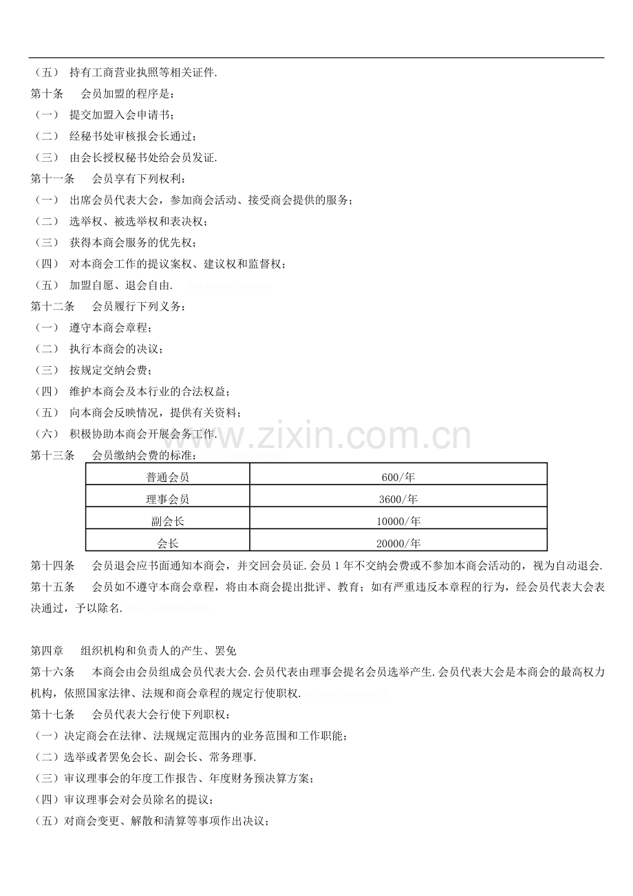 萍乡家居装饰建材行业商会程草案.doc_第2页