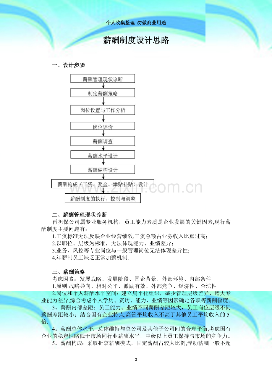 投资担保公司薪酬制度设计思路.doc_第3页