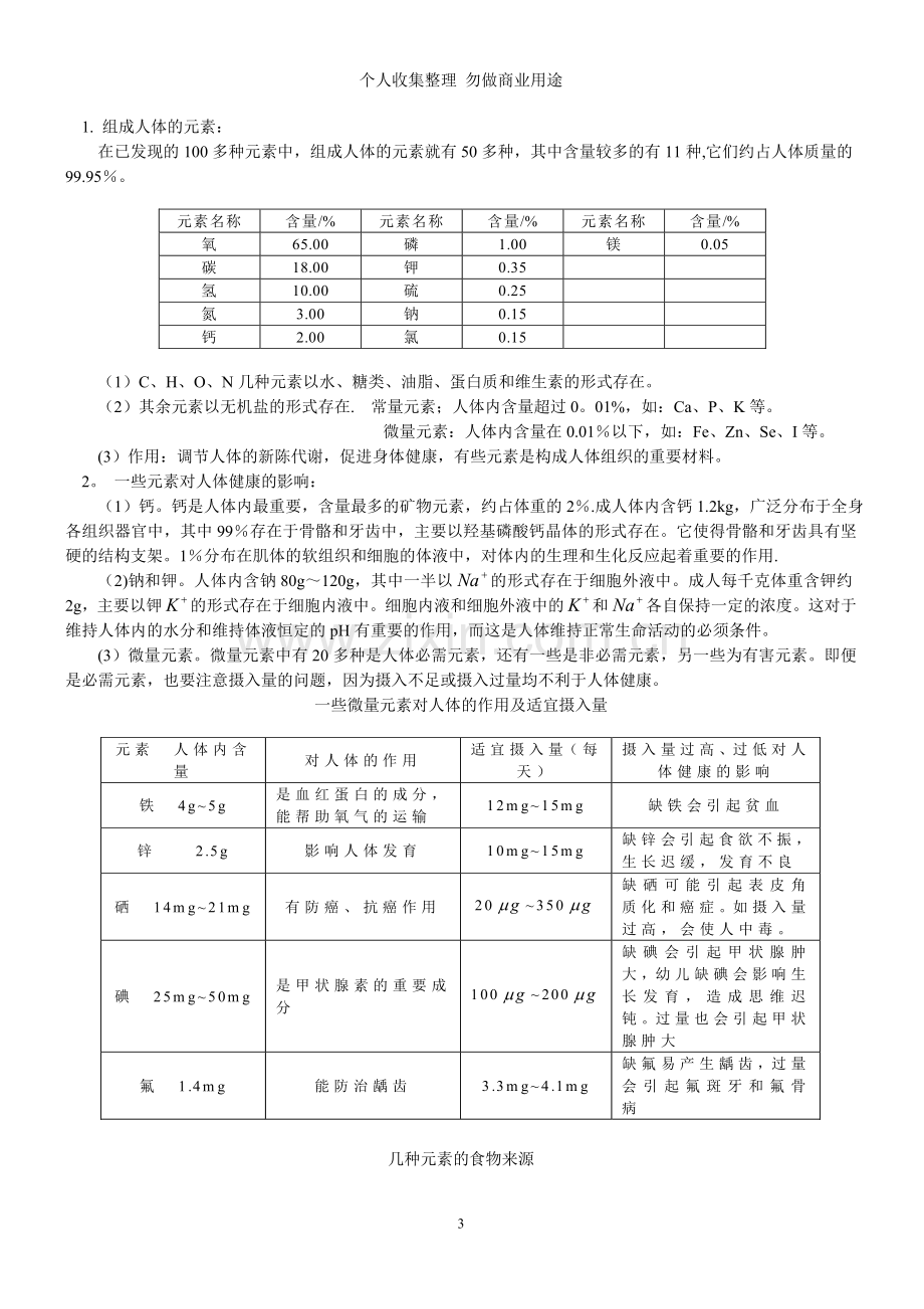 第十二单元化学与生活教案.doc_第3页