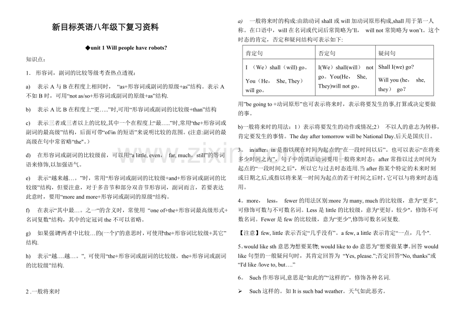 新版新目标八年级下英语语法.doc_第1页