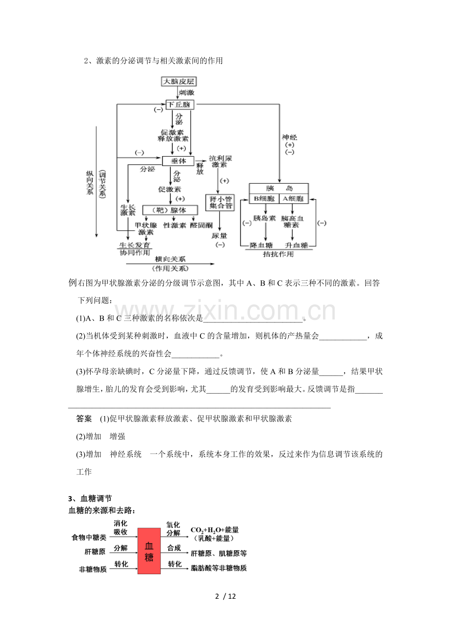 专题十六人体内环境稳态与调节.docx_第2页