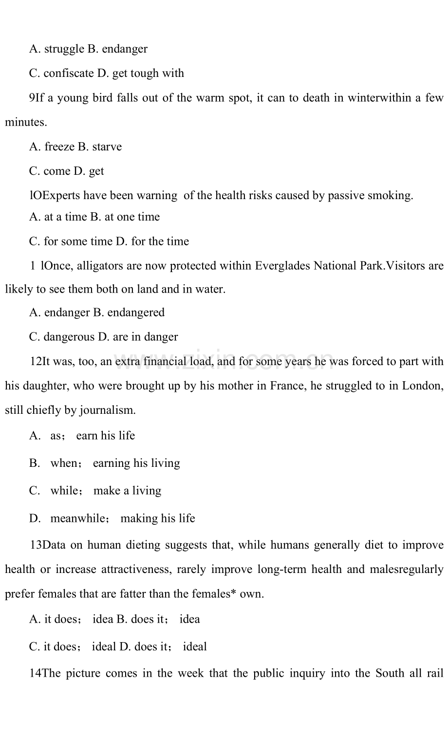 高二英语下学期单元同步练习36.docx_第3页