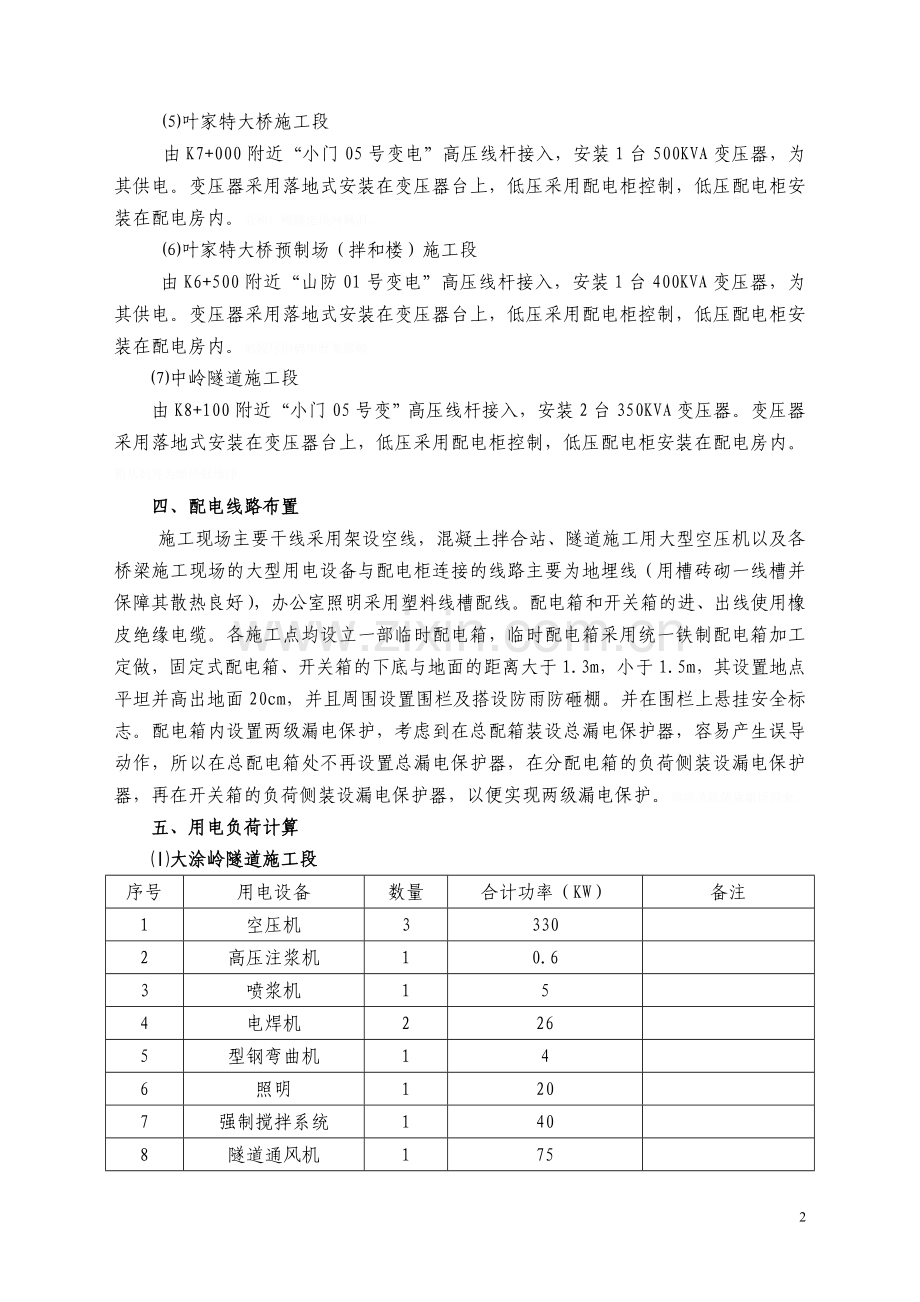 项目临时用电技术方案.doc_第2页