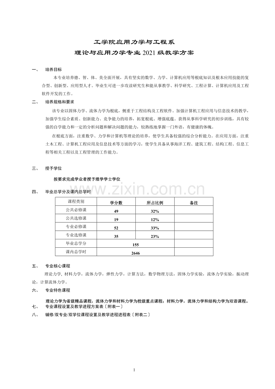 物理科学与工程技术学院应用力学与工程系.doc_第1页