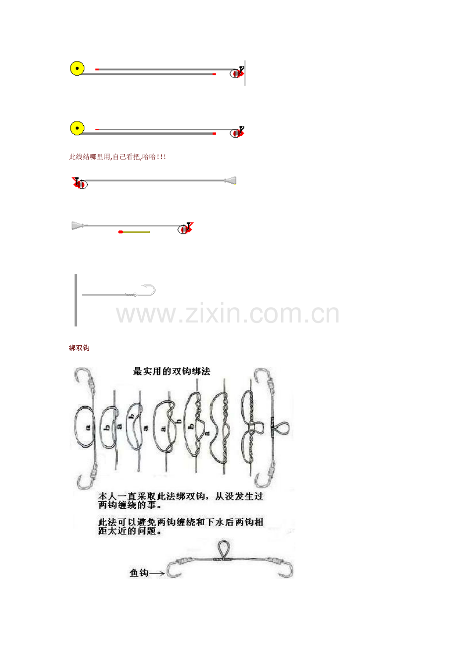 钓钩、八子环、线结等等的绑法.doc_第3页