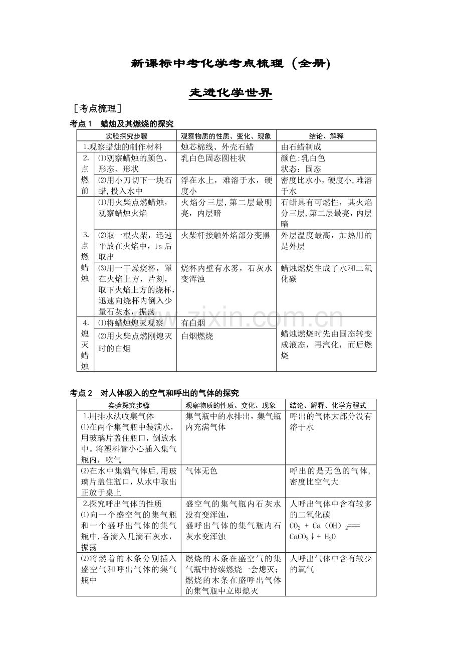 新课标中考化学考点梳理.doc_第1页