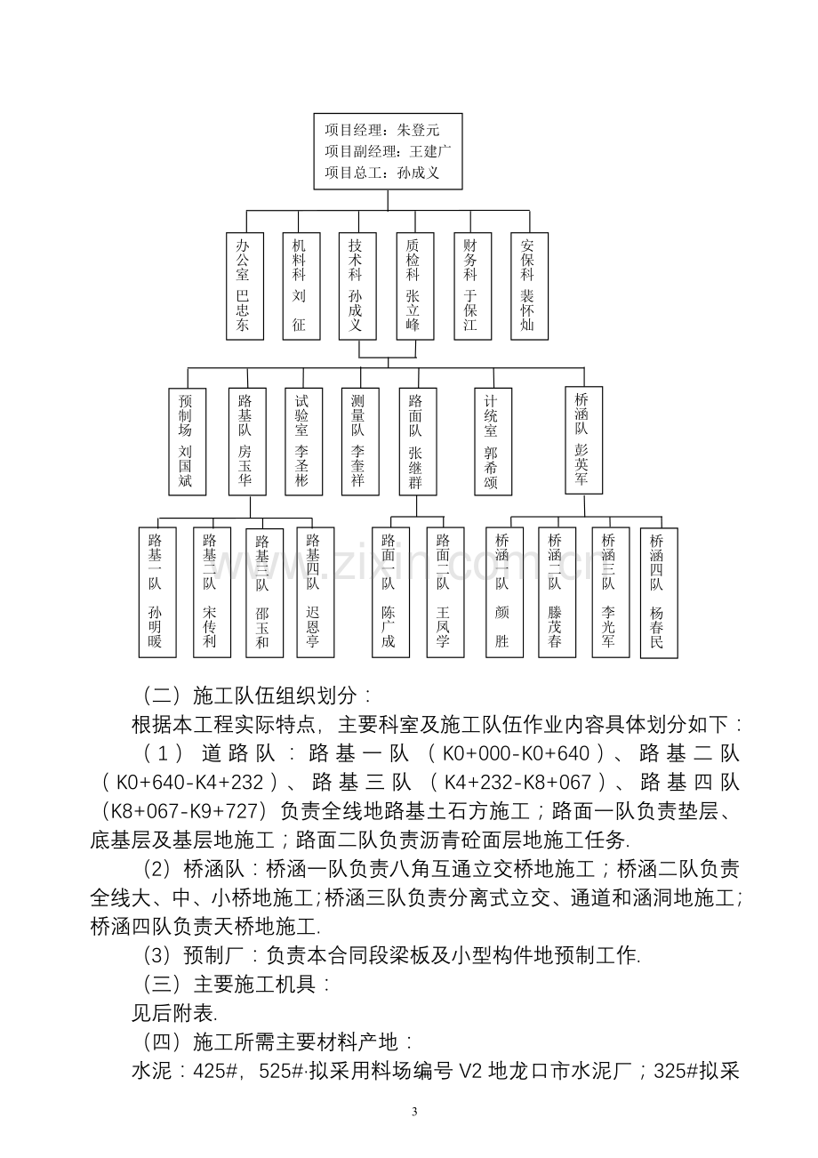 国道线高速公路工程项目烟台至黄山馆段总体施工组织设计.doc_第3页