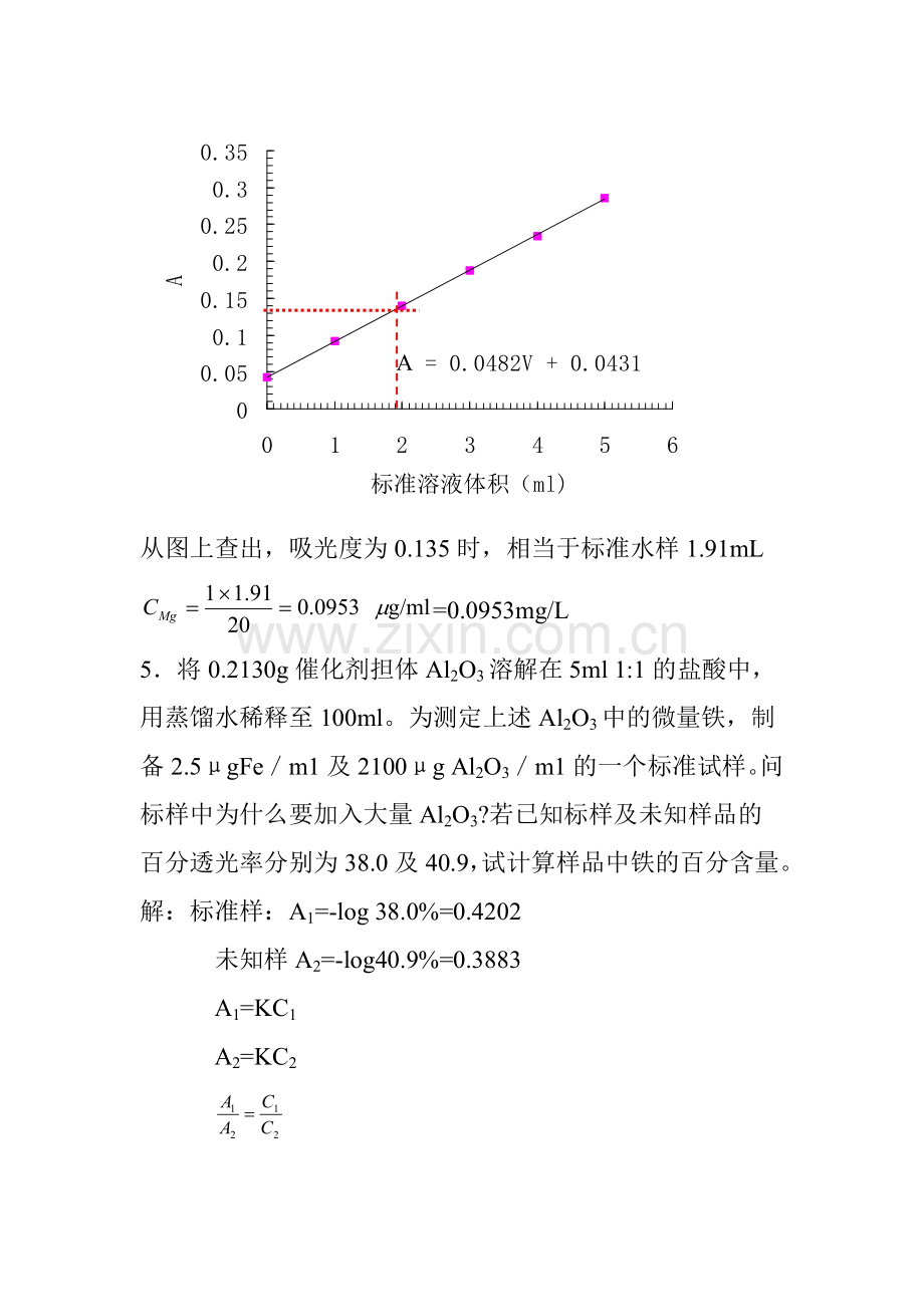 第10章-原子吸收法光谱法作业(新书).doc_第3页