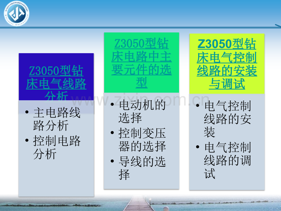 Z3050型摇臂钻床控制线路工作原理.ppt_第2页