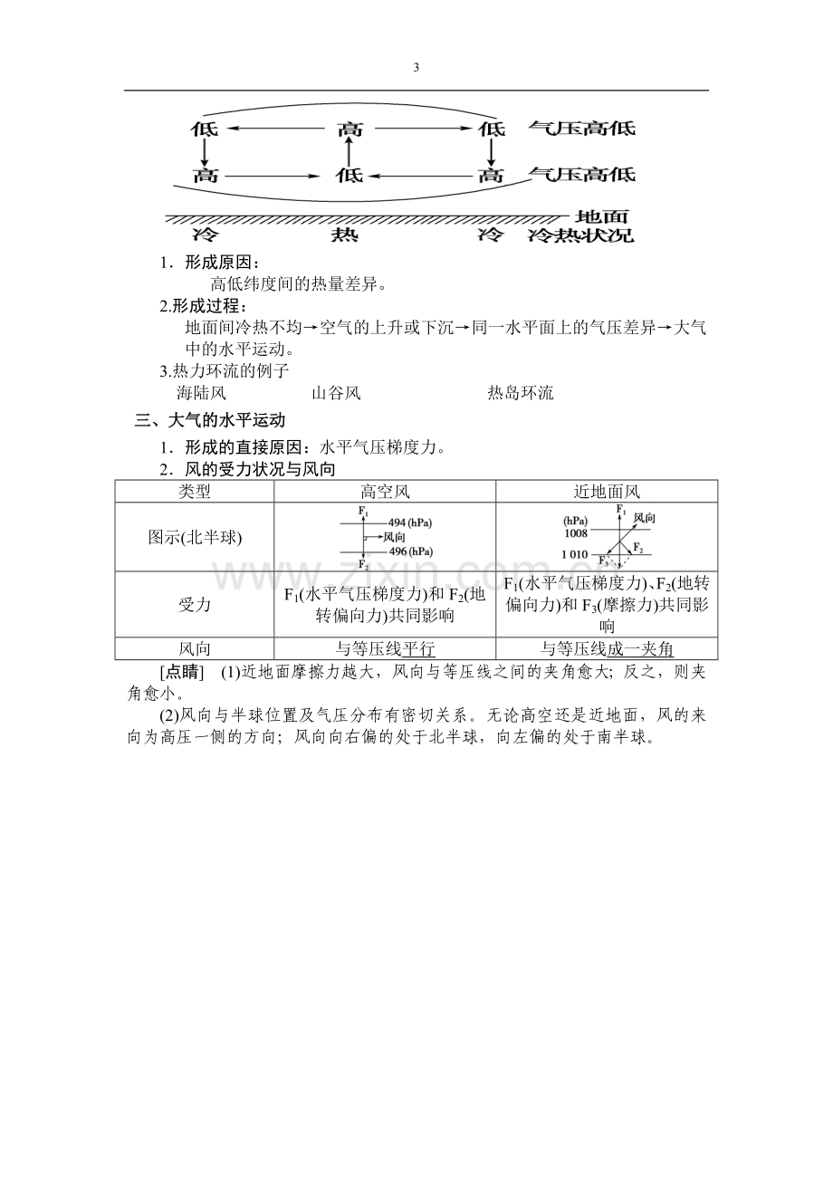 第二节-冷热不均引起大气运动.doc_第3页