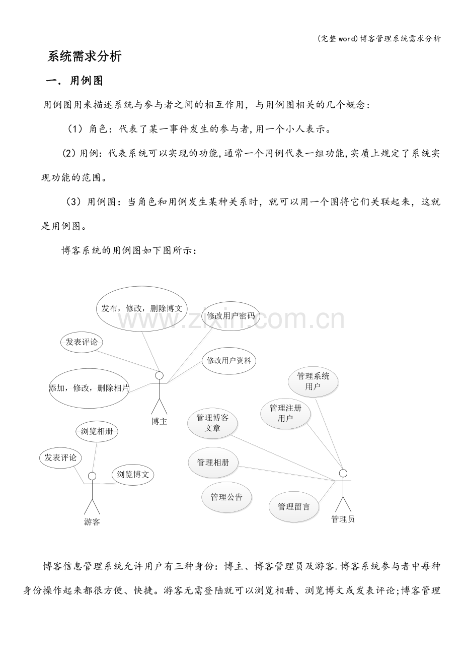 博客管理系统需求分析.doc_第1页