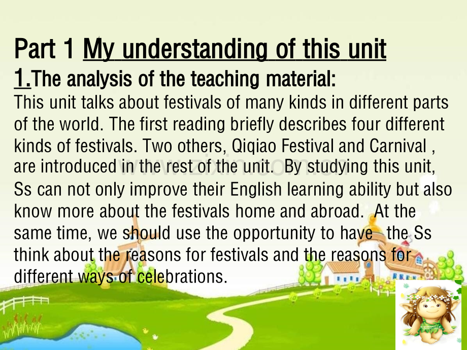 人教版高中英语必修三Unit-1《Festivals-around-the-world》(teaching-plan)说课课件.ppt_第2页