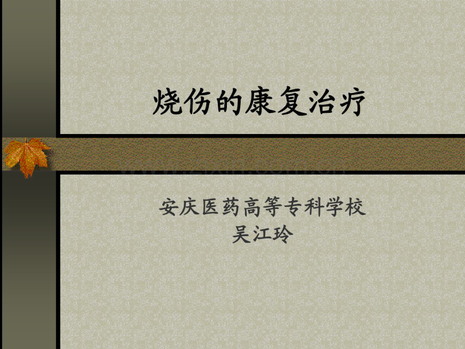 烧伤的康复治疗.pdf_第1页