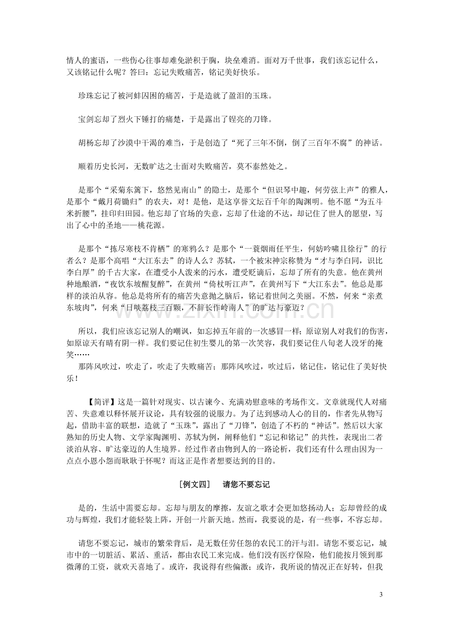 高考优秀文选---在忘记与铭记的两岸.doc_第3页