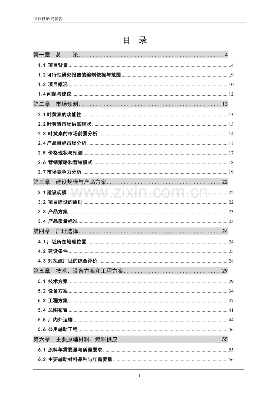 某电子产业园可行性研究报告.doc_第1页