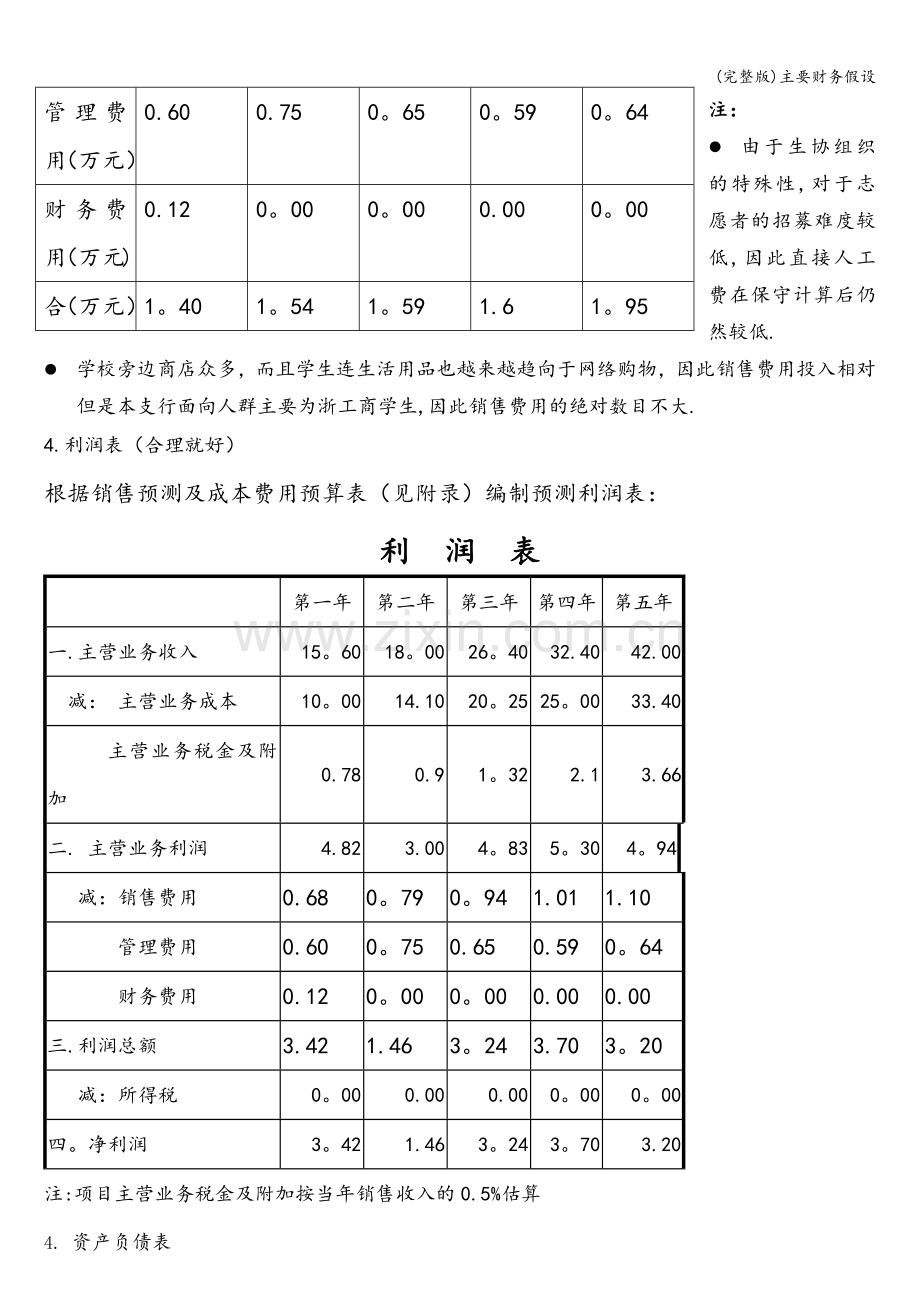 主要财务假设.doc_第2页