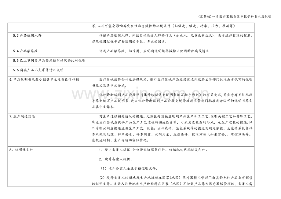 一类医疗器械备案申报资料要求及说明.doc_第2页