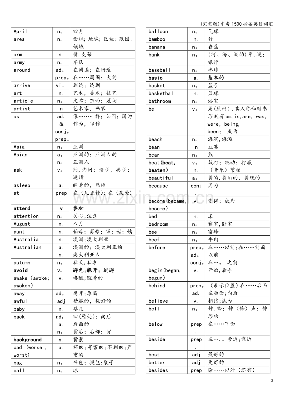 中考1500必备英语词汇.doc_第2页