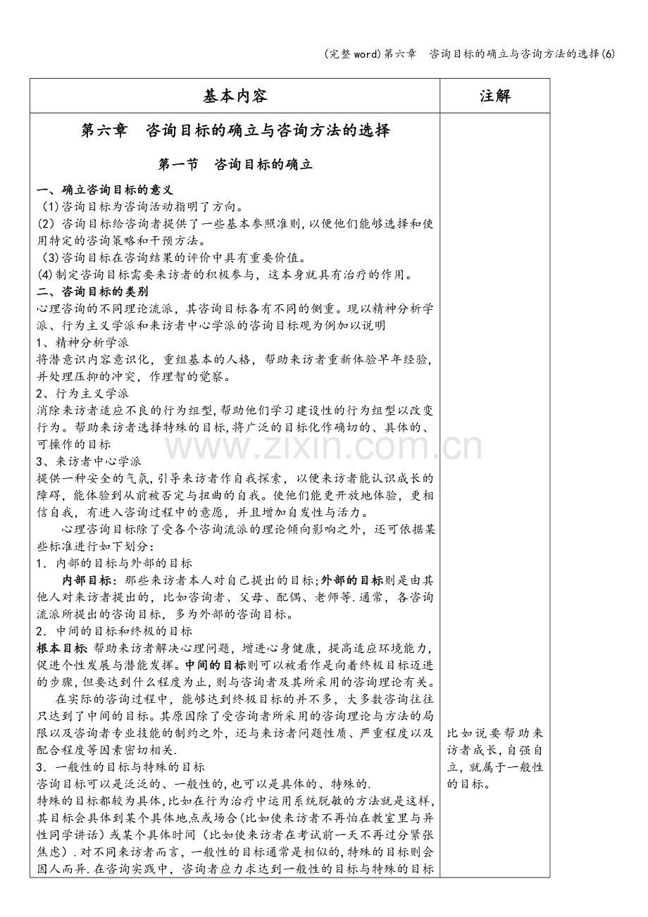 第六章--咨询目标的确立与咨询方法的选择(6).doc_第1页