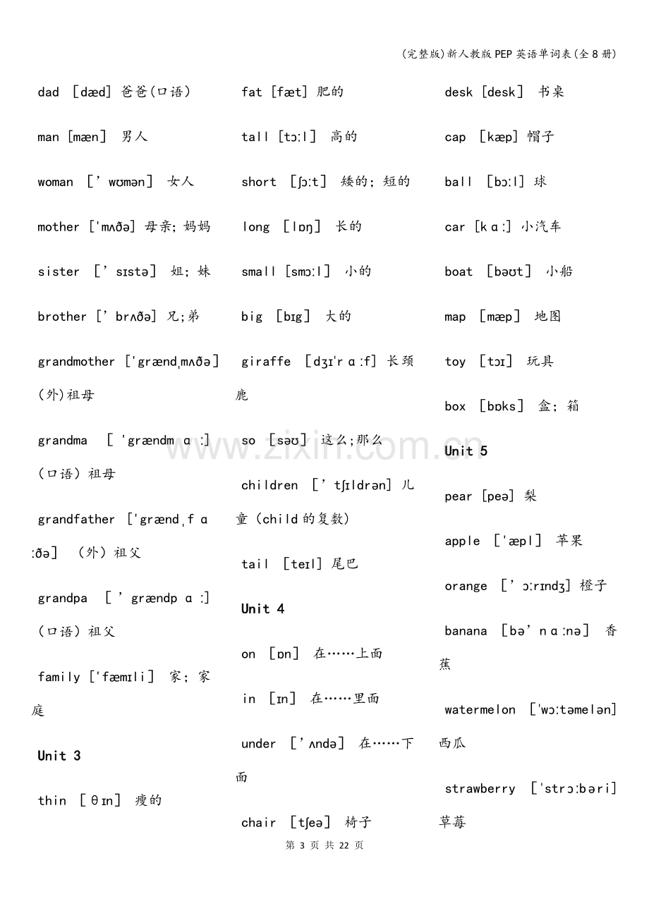 新人教版PEP英语单词表(全8册).doc_第3页