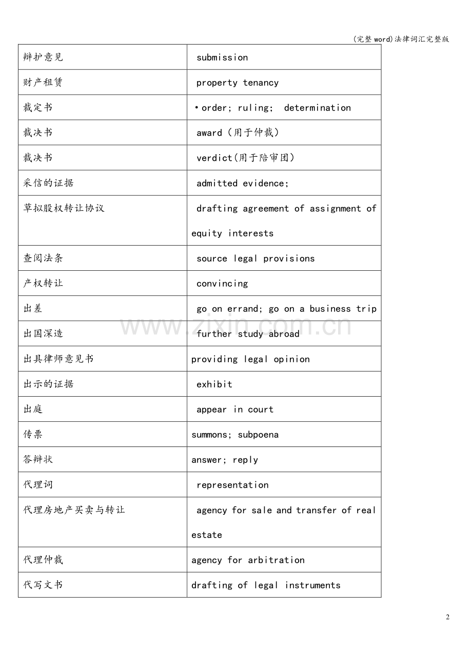 法律词汇.doc_第2页