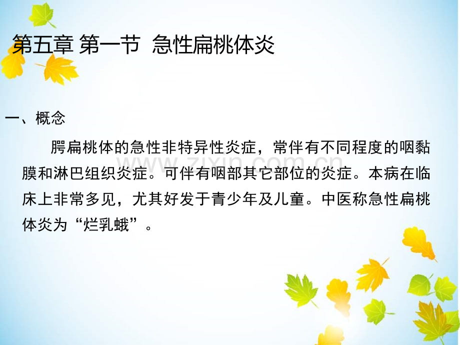 急慢性扁桃体炎、鼻咽癌、阻塞性睡眠呼吸暂停低通气综合征、喉的解剖与生理医学PPT课件.ppt_第3页