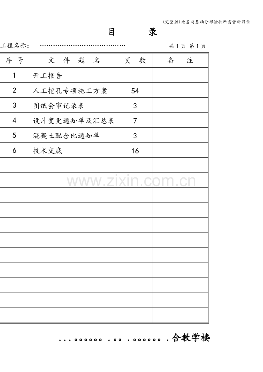 地基与基础分部验收所需资料目录.doc_第2页