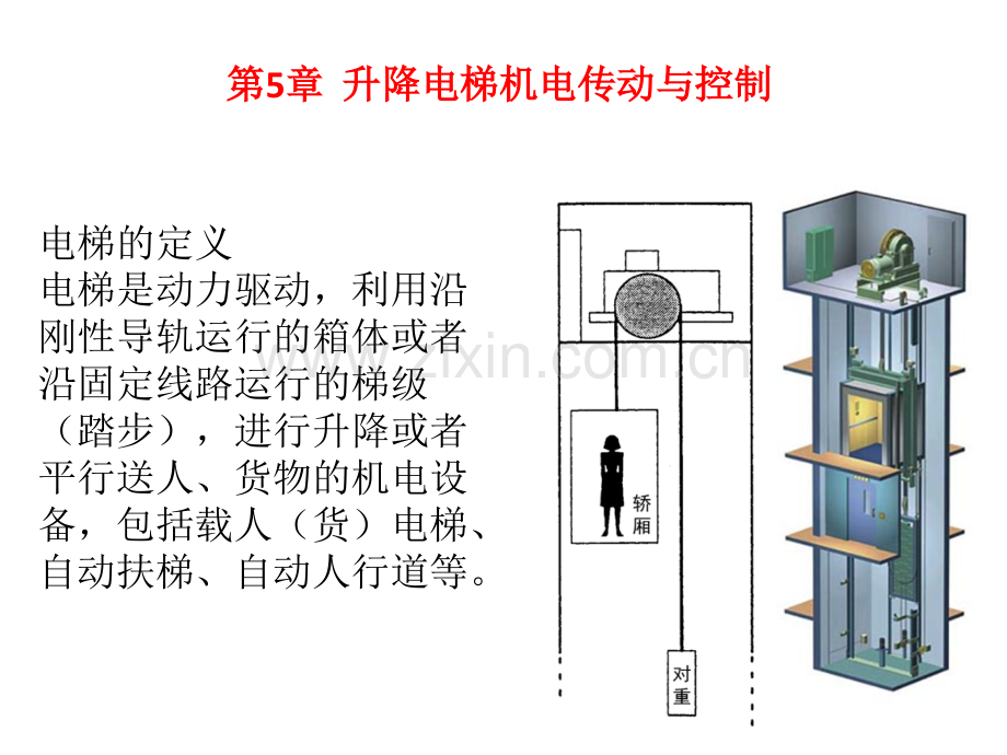 升降电梯传动与控制.ppt_第1页