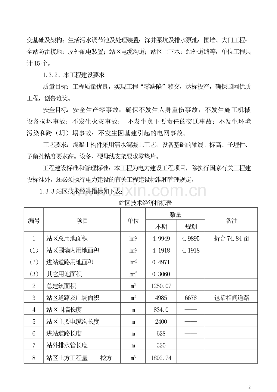 毕业论文-zz东500kv变电站施工组织设计.doc_第2页