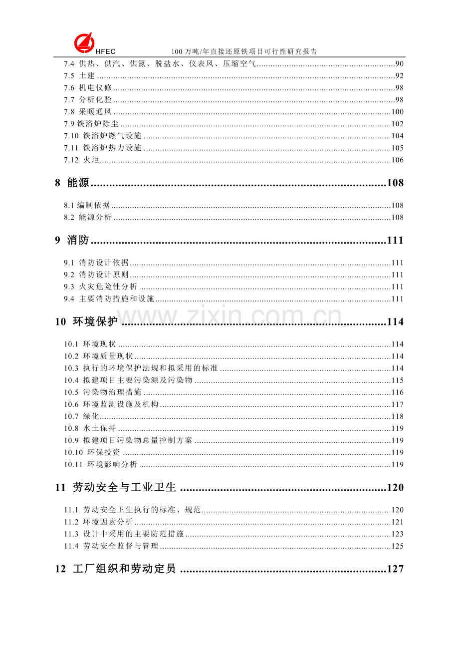 100万吨年直接还原铁生产建设项目可行性研究报告.doc_第3页