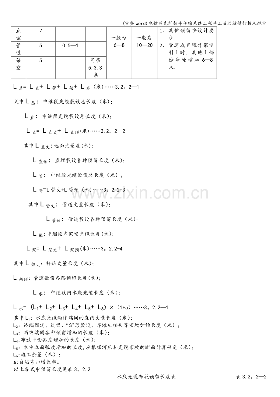 电信网光纤数字传输系统工程施工及验收暂行技术规定.doc_第3页